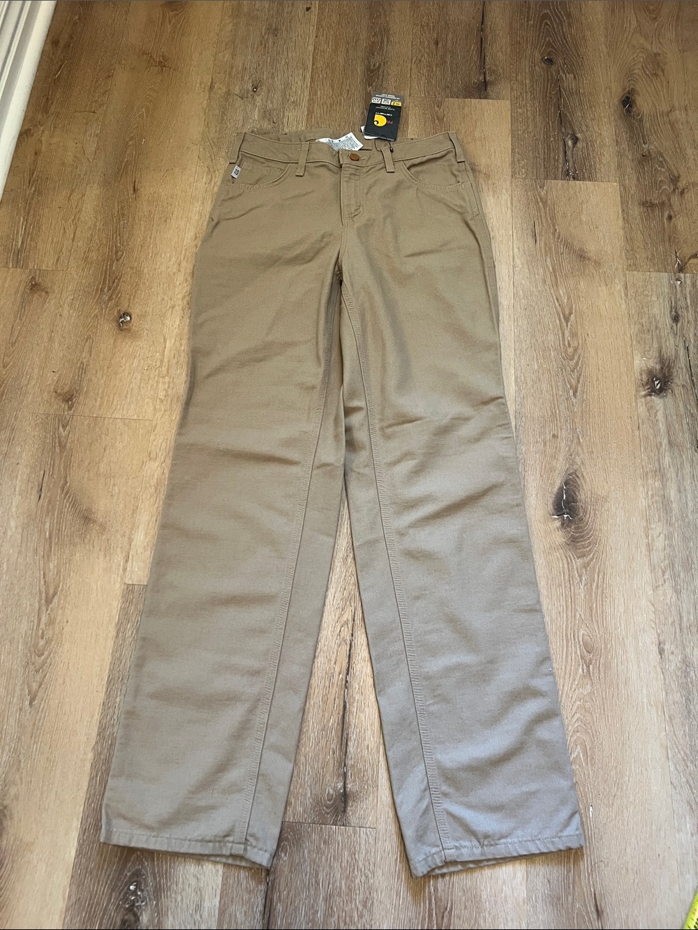FR Women’s Canvas Straight-Leg Work Pants 4 x 32